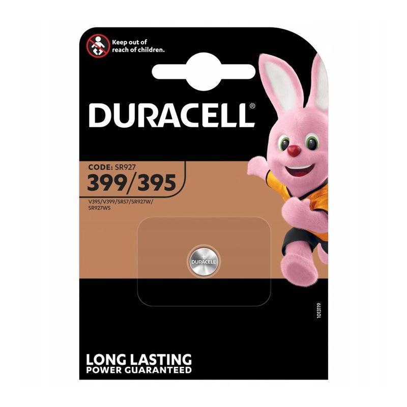 Duracell Bateria srebrowa 399 395 SR927W SR57 1szt