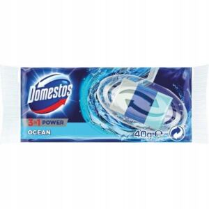 DOMESTOS KOSTKA DO TOALETY 40g 3w1 OCEAN Zapas